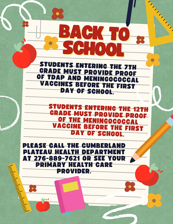 Back to School Vaccines Flyer